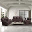 Canapé inclinable moderne en similicuir pour salon