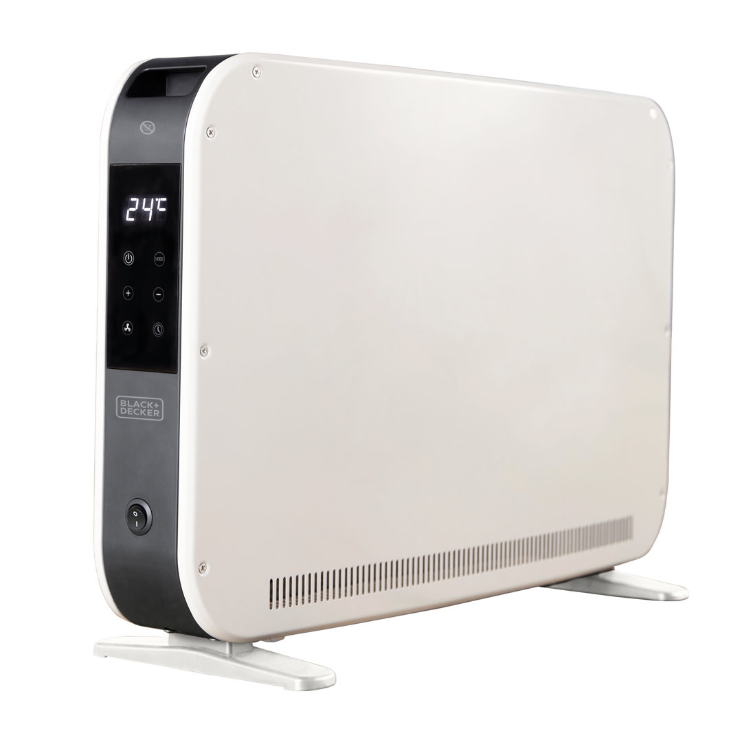 Smart Convection Turbo 7,500 BTU Electric Convection Panel Heater with Timer, Automatic Shutoff and One Touch on/off Operation