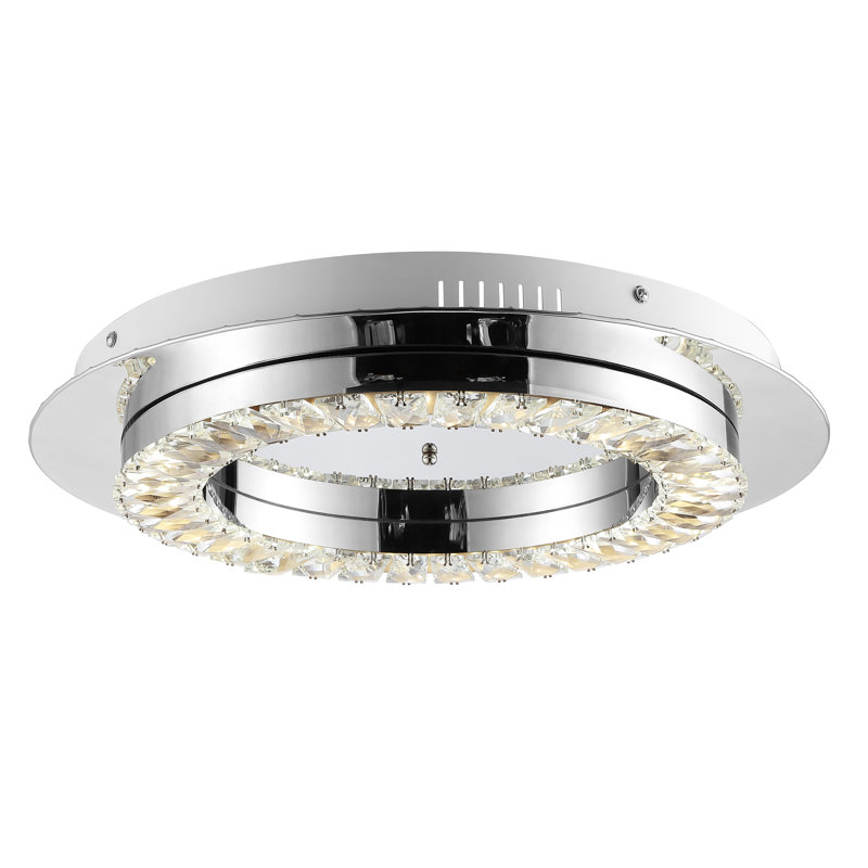 Markham LED Flush Mount, 2.75" H x 18" W x 18" D