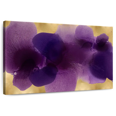 Avery Free Form Purple On Gold