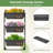 Arlmont & Co. Hanging Vertical Planter With 3 Planter Boxes & Detachable Hooks For Flowers