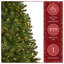 North Valley 72" Green Spruce Artificial Christmas Tree with 400 White Clear Lights with Tree Stand-743353199
