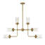 Lustree linéaire 6 lumières spoutnik modern Grantham-32059680