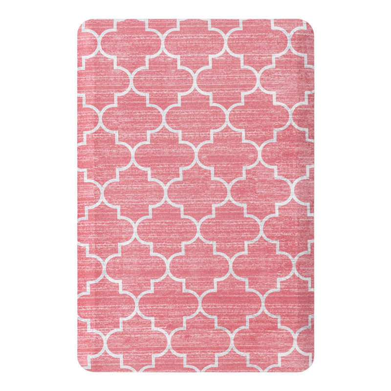Tapis anti-fatigue Annetrude, Rectangle 2 pi x 3 pi, Rose