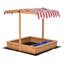 Freeport Park 107.5cm x 110cm Rectangle Sandbox with Cover