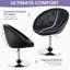 Swivel Counter Stool with Metal Frame
