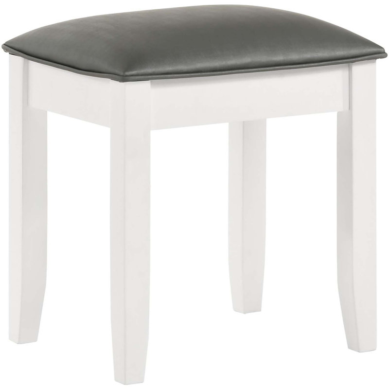 Vanity Stool With Padded Seat