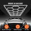 Hexagon Garage Lights 66300LM 15 Grids Honeycomb LED Shop Ceiling Light