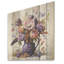 Bouquet de chardon, nature morte I - chardon, art sur bois de pin naturel-1764603708