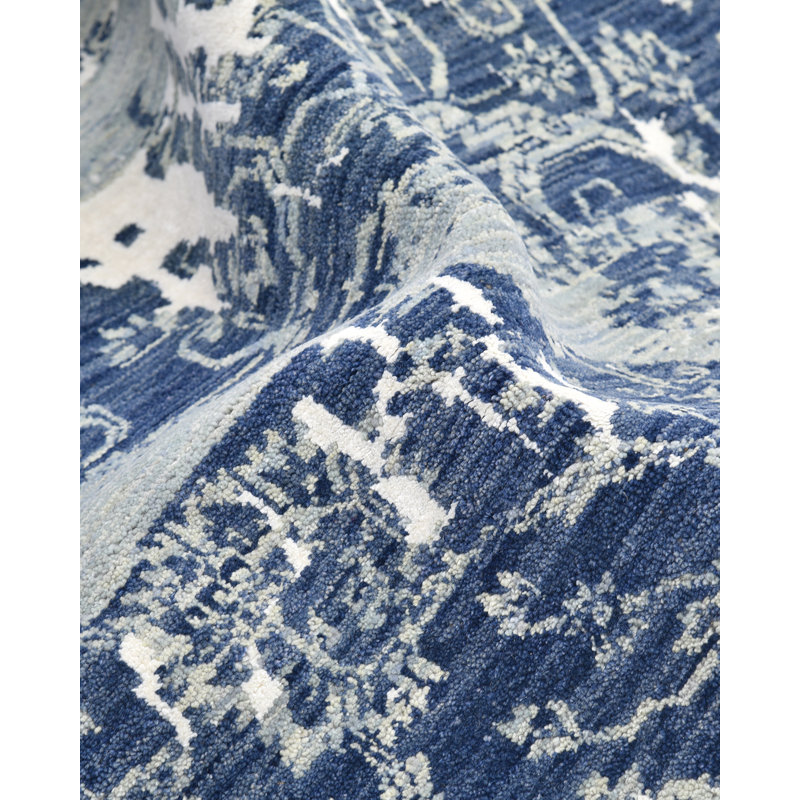 Overdyed One-of-a-Kind 9' 1" X 12' 2" Hand Knotted Area Rug