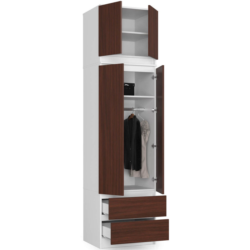 Sofea 2 Door Manufactured Wood Wardrobe