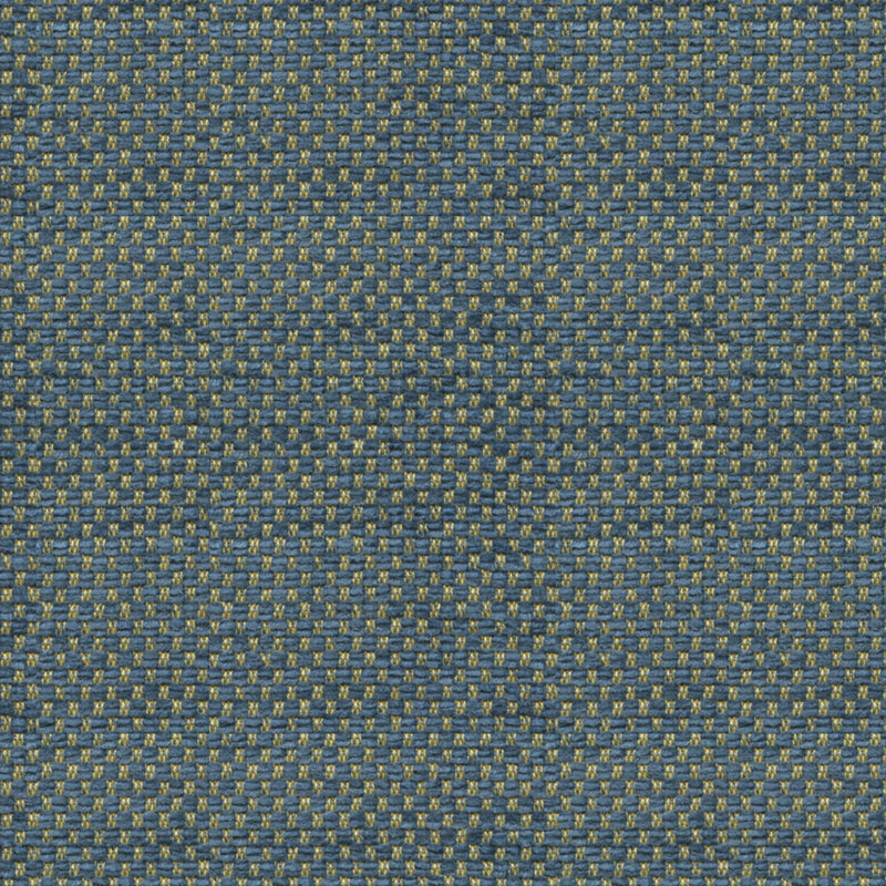 Yorke Cotton Blend Performance Fabric, Deep Blue/Beige