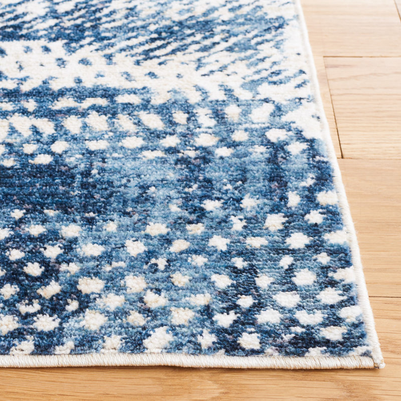 Olympia Performance Abstract Rug, Square 6'