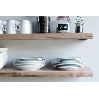 2 Piece Maple Bracket Shelf