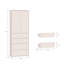 Tall Storage Cabinet with Push-to-Open Doors & 4 Drawers-127662744
