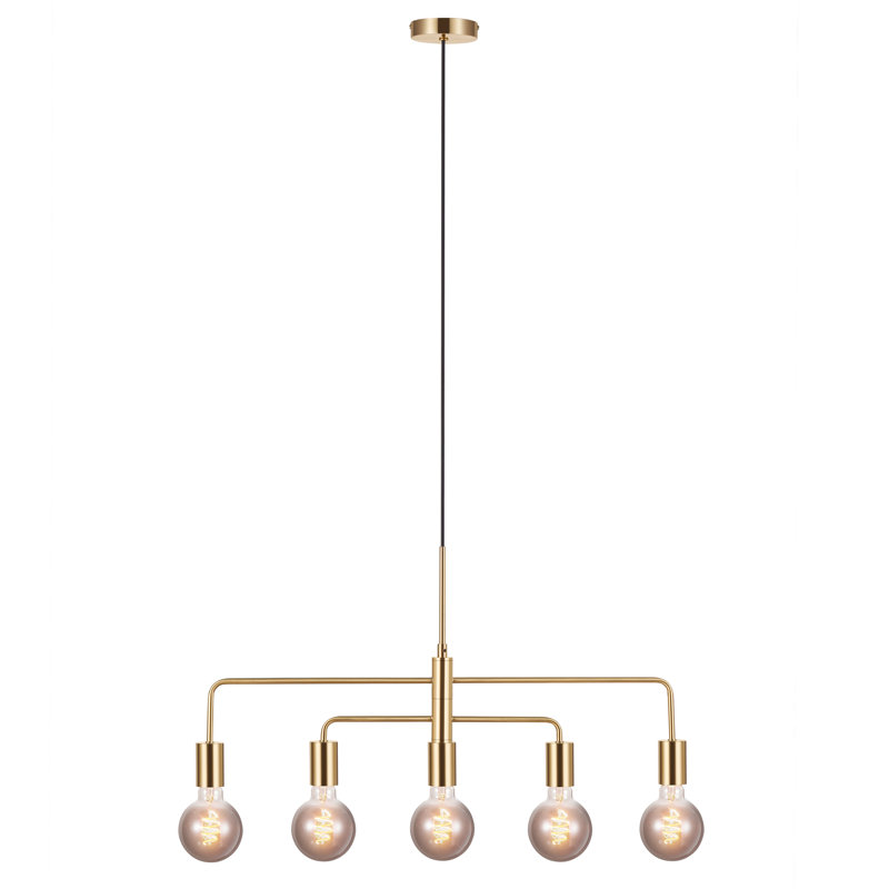 Gloom 5 - Light Bulb Pendant, Brass