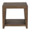 Troy Solid Wood Floor Shelf End Table