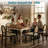 19.2" Seat Height Mid Century Modern Upholstered Dining Chair (Set Of 4)-277542652