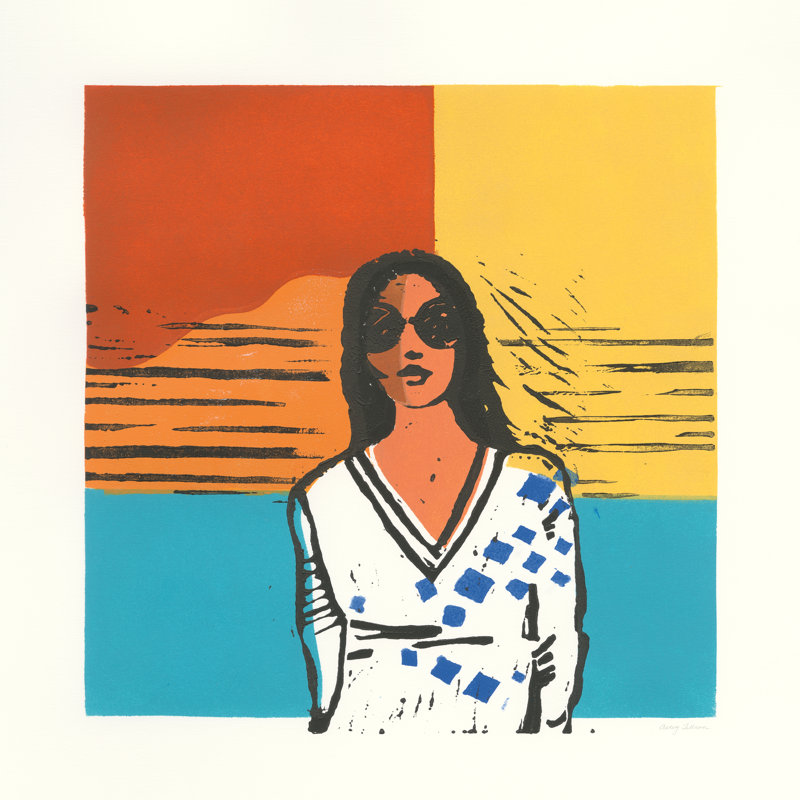 " Camila " by Avery Tillmon, 12" H x 12" W  , No, Wrapped Canvas