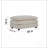 Chenille Fabric Ottomans Footrest to Combine with 2 Seater Sofa, 3 Seater Sofa and 4 Seater Sofa,  Chenille-1569976421