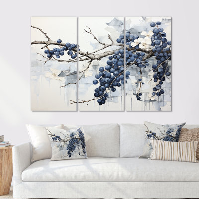 Minimalisme Vineyard Dreamscape II - ensemble de reproduction d'art mural Vineyard