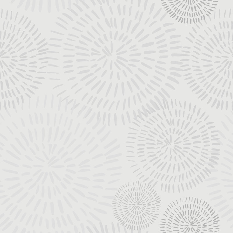 Rouleau de papier peint L 33 pi x l 20,5 po Susan Hable Sandraker II, Gris clair