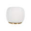 Fauteuil demi-tonneau en polyester 31 po Jago
