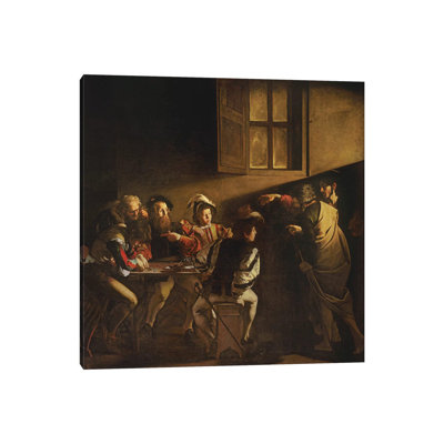 The Calling of St. Matthew, c.1598-1601 1 Piece Painting on Canvas