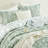 Marilla 2 Piece Sage Floral Comforter Set-110315625-110315622