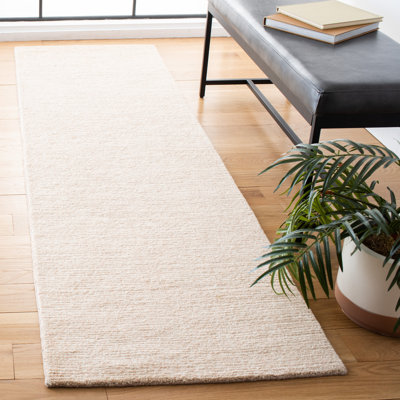 Brandall Natural Fiber Hand Loomed Jute/Cotton Rug in Light Pink