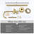 2 Handle Floor Tub Filler with Diverter-80609674