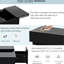 Table basse noire avec plateau coulissant extensible et 2 compartiments de rangement cachés