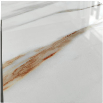 43 Inch Marble Vanity Top, Bathroom Vanity Top with Undermount Rectangular Middle Sink and 4" Height Backsplash