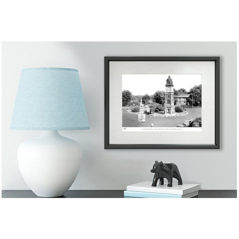 Newmarket, The Jubilee Clock Tower C1960 by Francis Frith - Single Picture Frame Print, 40cm H x 50cm W x 2.3cm D