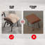 Chaise berçante en métal avec repose-pieds Kalysia-320530827
