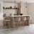 Modern 30" Bar Stool with Upholstered Barrel Back and Solid Wood Legs-1668164550