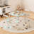 Folding Table And Chairs Set Of 3, Portable Table And Chair With Pu Soft Cushion,Suitable For Eating,Reading And Playing