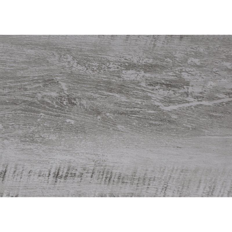 Ensemble de table basse et de table de bout 3 pièces Beck, rectangulaire et carrée, finition noire, Gris, Gris