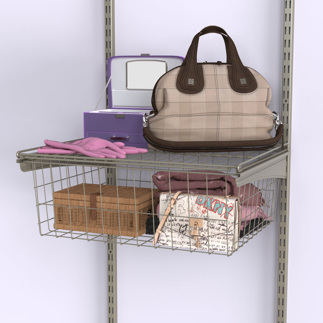 ClosetMaid ShelfTrack Wire Basket Add-On Drawer ClosetMaid