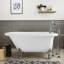 Baignoire de trempage sur pattes en acrylique L 59 po x l 29 po Stratford-62642624