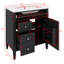 Ensemble de meuble-lavabo 30 po avec lavabo, 2 tiroirs et un tiroir basculant, porte d'armoire à fermeture en douceur-437560398