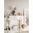 Simple and stylish wall-mounted fireplace cabinet