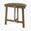 TABLE BISTRO WESTMONT DEMI-ROND, GRIS