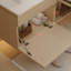 Petit meuble-lavabo flottant simple 31,5 pouces avec lavabo-125515238
