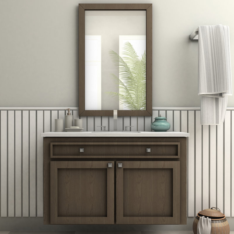 Studio Bliss Widespread Bathroom Faucet with Drain Assembly, Brushed Nickel