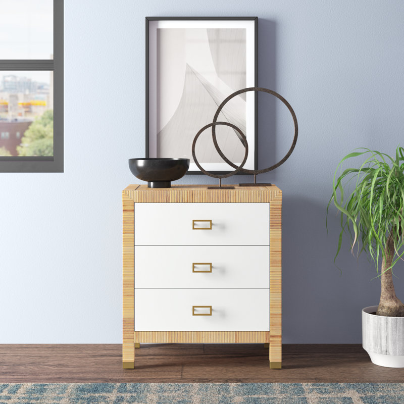 Janell 3 Drawer 25" W Chest