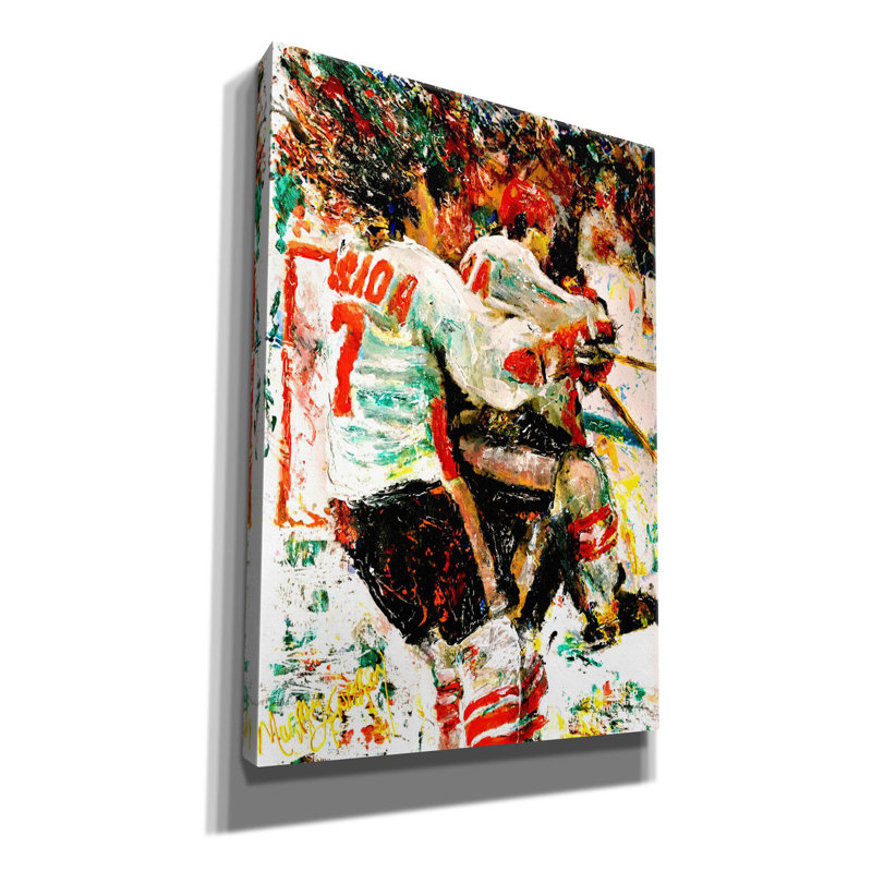 «Red Barrel Studio» par Murray Henderson, reproduction d'art sur toile, H 26 po x l 18 po x P 0,75 po