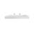 Pyramid 72" Wall Mounted Rectangular Solid Surface Bathroom Trough Sink in Matte Finish - White, With Faucet Holes-635912827-608558802
