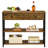 80cm Console Table with 1 Drawer and 2 Open Shelves-93582384