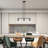 Virden 3 - Light Steel Dimmable Kitchen Island Geometric Chandelier-252646310